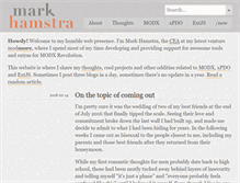Tablet Screenshot of markhamstra.com